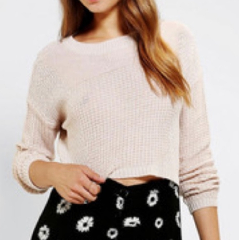 Urban Outfitters silence + noise cropped sweater